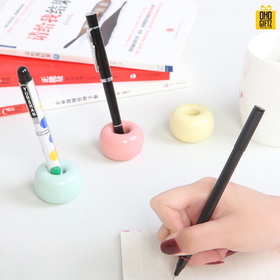 ที่วางแปรงสีฟันเซรามิก สกรีนโลโก้  ทำเป็นของพรีเมี่ยมได้