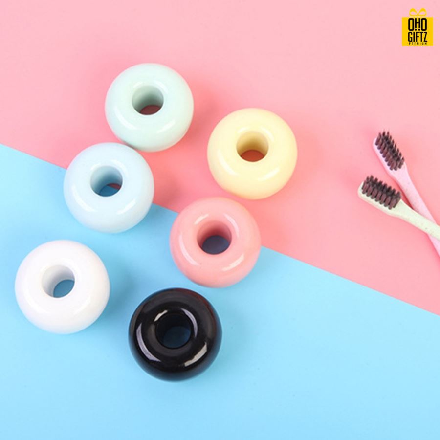 ที่วางแปรงสีฟันเซรามิก สกรีนโลโก้  ทำเป็นของพรีเมี่ยมได้