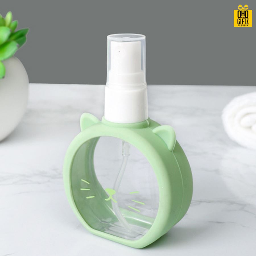 ขวดสเปรย์ซิลิโคน สกรีนชื่อ สกรีนโลโก้ทำเป็นของพรีเมี่ยมได้ 