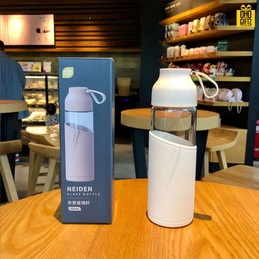 กระบอกแก้วน้ำ สกรีนชื่อ โลโก้ฟรี  ทำเป็นของพรีเมี่ยมได้