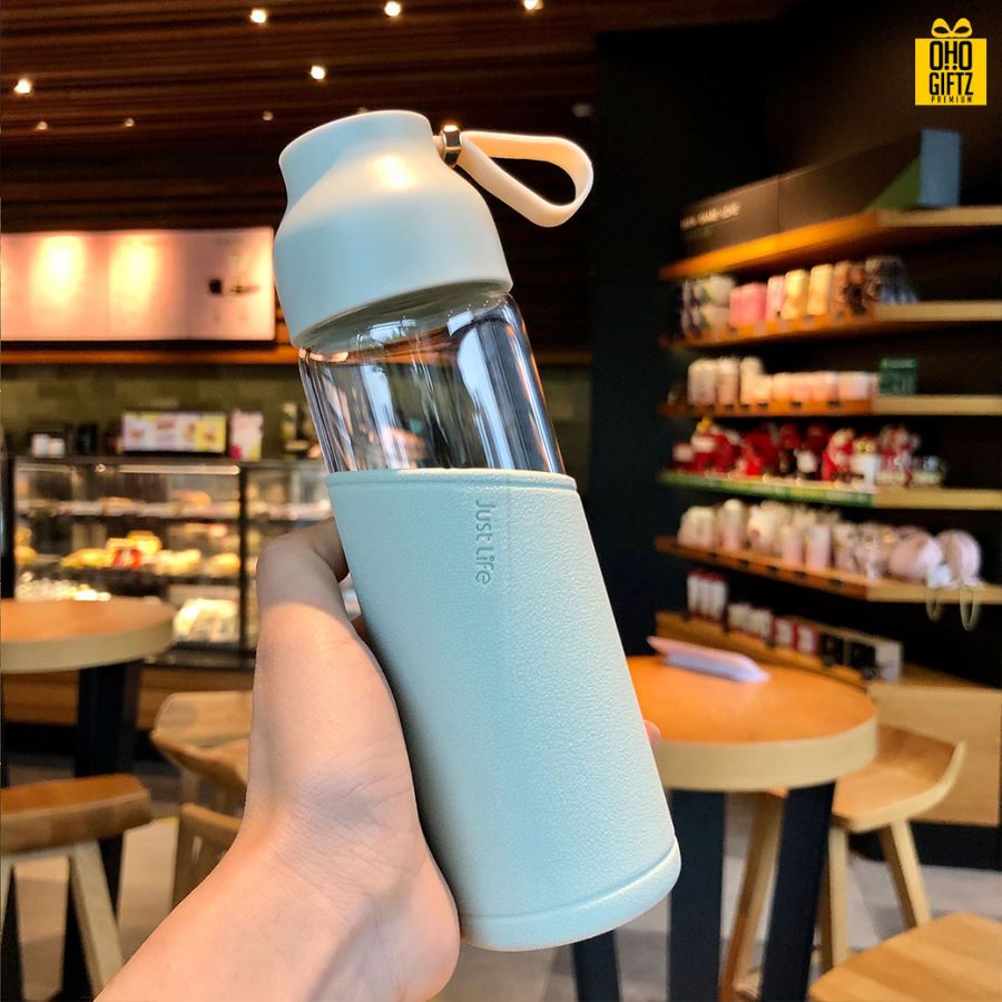 กระบอกแก้วน้ำ สกรีนชื่อ โลโก้ฟรี  ทำเป็นของพรีเมี่ยมได้