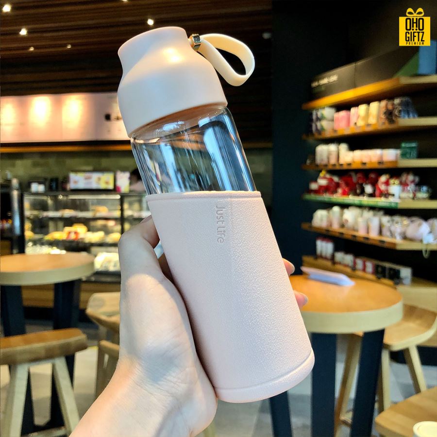 กระบอกแก้วน้ำ สกรีนชื่อ โลโก้ฟรี  ทำเป็นของพรีเมี่ยมได้