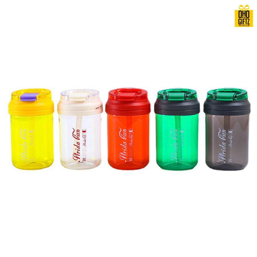 แก้วน้ำพลาสติกพร้อมหลอด สกรีนชื่อ สกรีนโลโก้ฟรี  ทำเป็นของพรีเมี่ยมได้