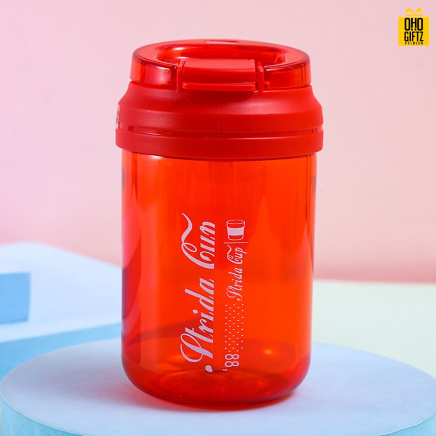 แก้วน้ำพลาสติกพร้อมหลอด สกรีนชื่อ สกรีนโลโก้ฟรี  ทำเป็นของพรีเมี่ยมได้