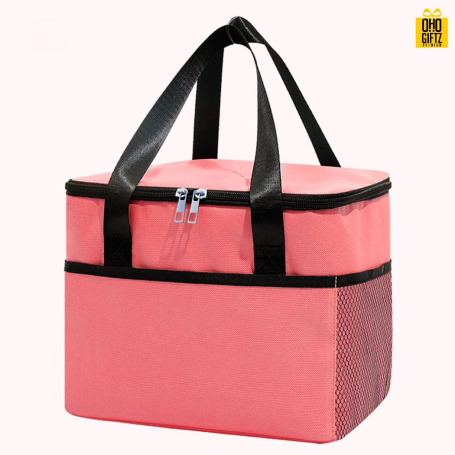กระเป๋าอาหารเก็บความร้อน สกรีนโลโก้  ทำเป็นของพรีเมี่ยม