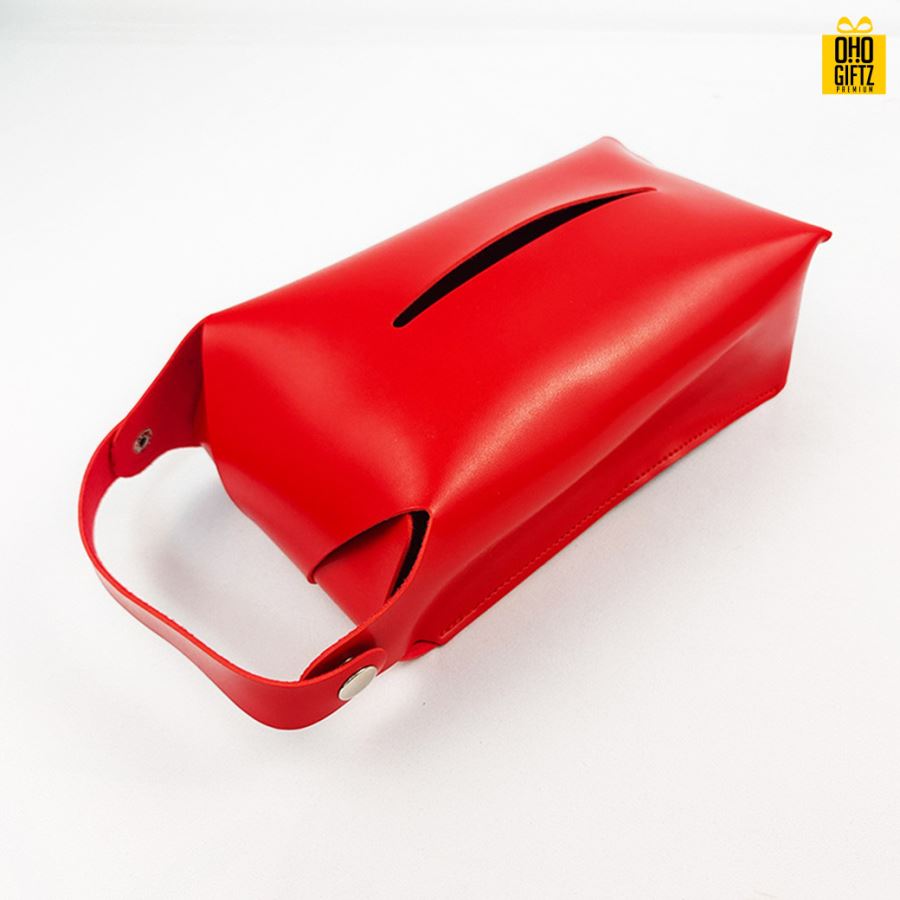 กล่องใส่ทิชชู่แบบแขวน สกรีนโลโก้ ทำเป็นของพรีเมี่ยม ของชำร่วยได้