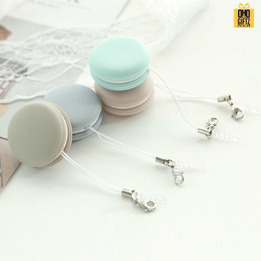 มาการองซิลิโคนเช็ดหน้าจอมือถือ สกรีนโลโก้ ทำเป็นของพรีเมี่ยม ของชำร่วยได้