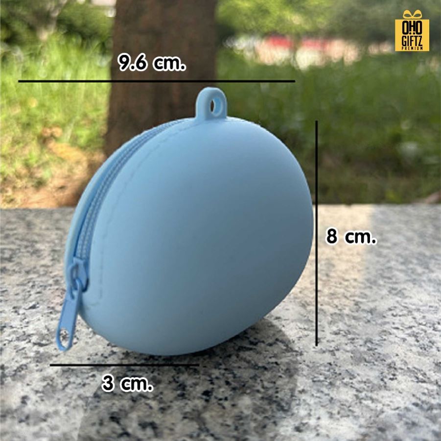 พวงกุญแจกระเป๋าซิลิโคนใส่เหรียญ สกรีนโลโก้ ทำเป็นของพรีเมี่ยม ของชำร่วยได้