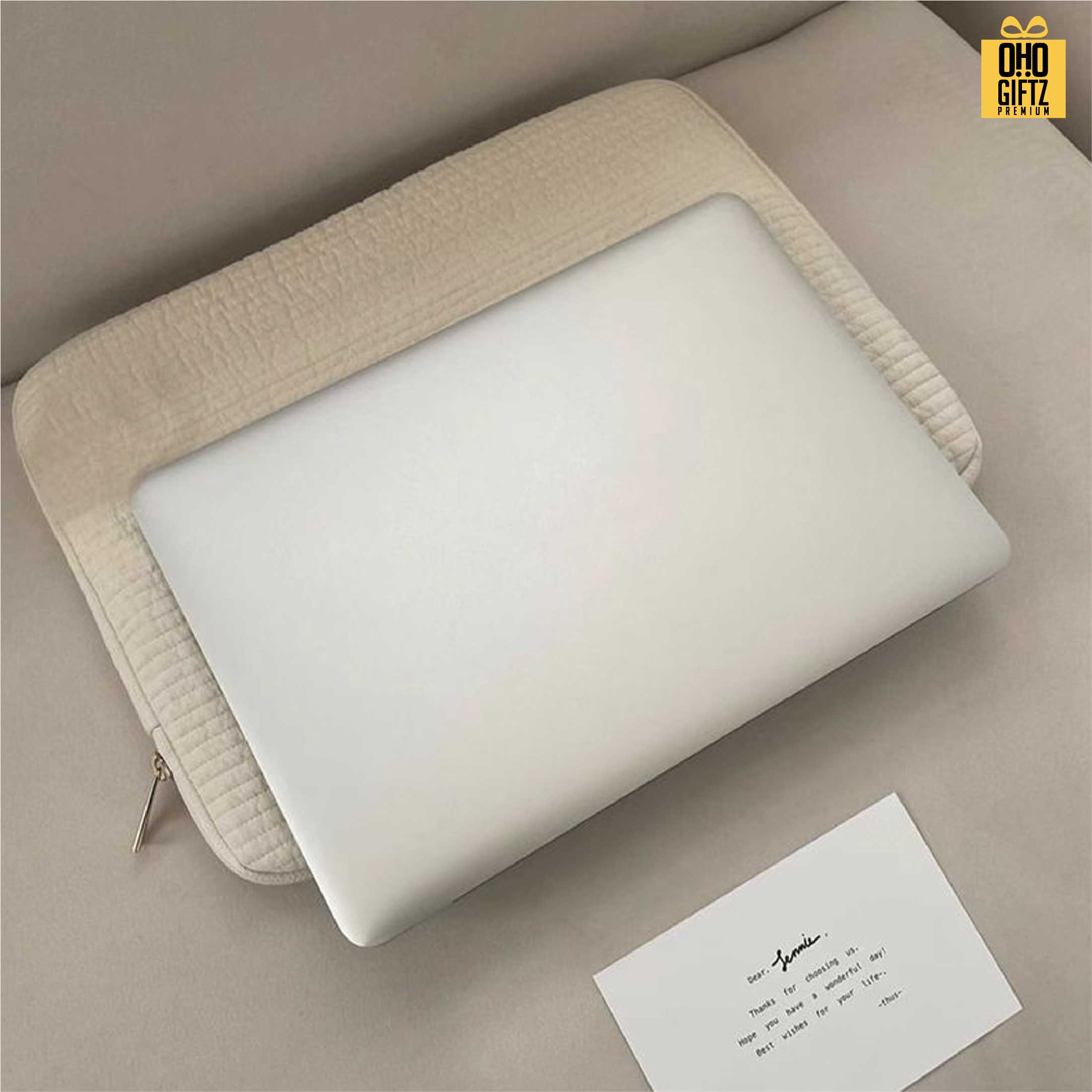 กระเป๋าใส่ Laptop iPad สกรีนโลโก้ ทำเป็นของพรีเมี่ยม ของที่ระลึก