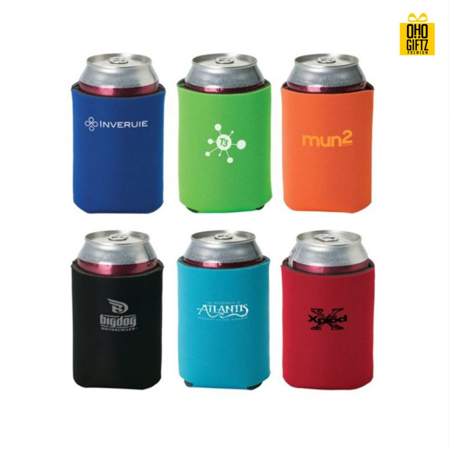 ปลอกหุ้มกระป๋อง สกรีนโลโก้ ทำเป็นของพรีเมี่ยมได้