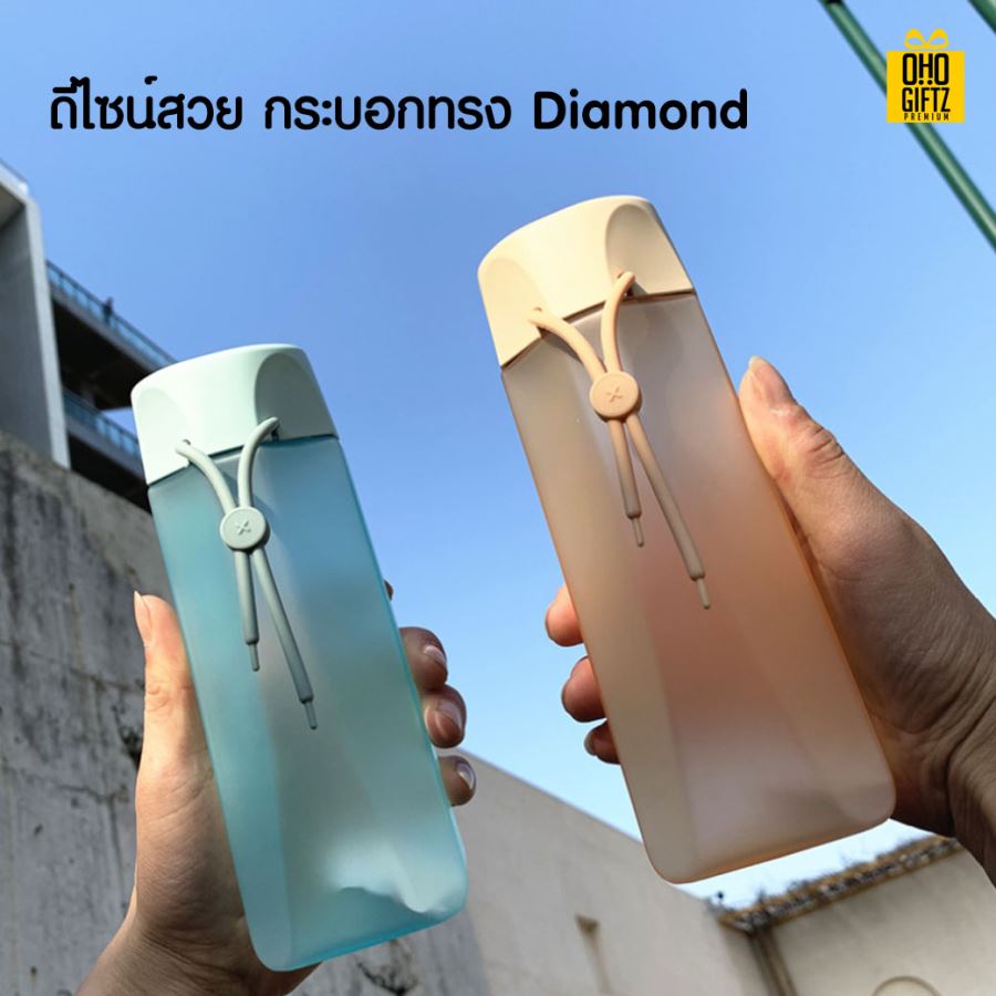 กระบอกน้ำแบบพกพา สกรีนชื่อ สกรีนโลโก้ ทำเป็นของพรีเมี่ยมได้ 