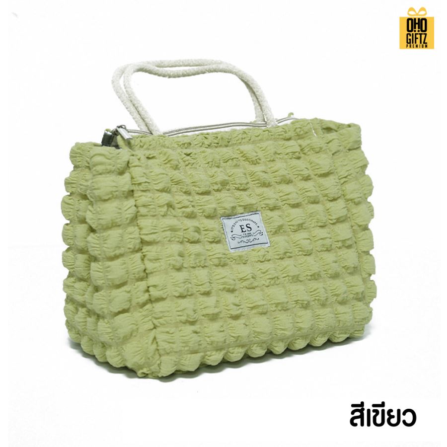 กระเป๋าเก็บอาหารร้อน-เย็น สไตล์เกาหลี สกรีนโลโก้ ทำเป็นของพรีเมี่ยม