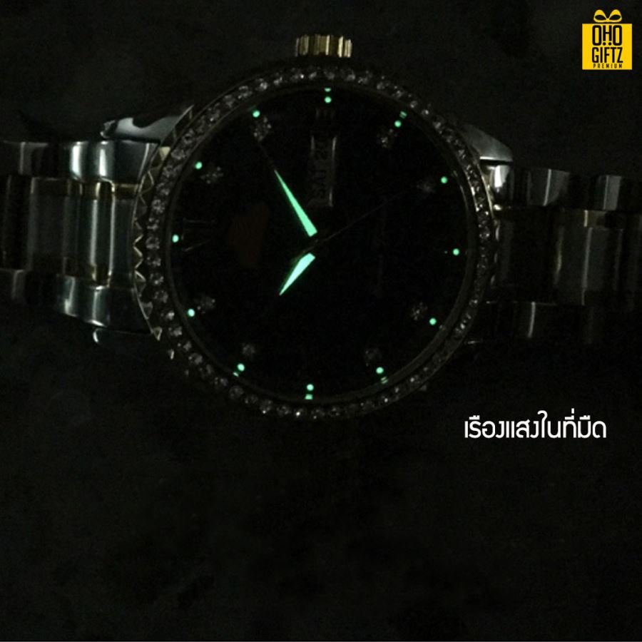 นาฬิกาข้อมือ สกรีนชื่อ สกรีนโลโก้ ทำเป็นของพรีเมี่ยมได้ 