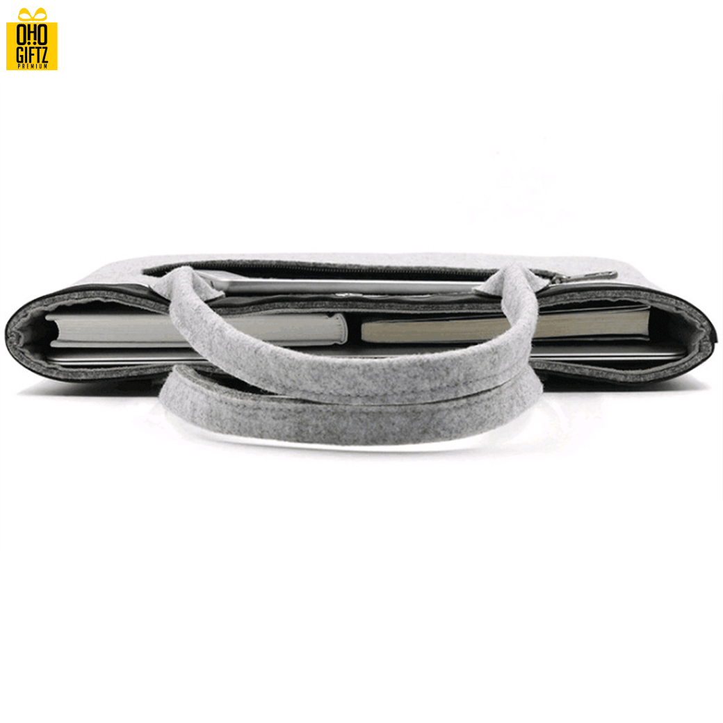 กระเป๋าผ้า Felt สกรีนชื่อ,โลโก้ได้