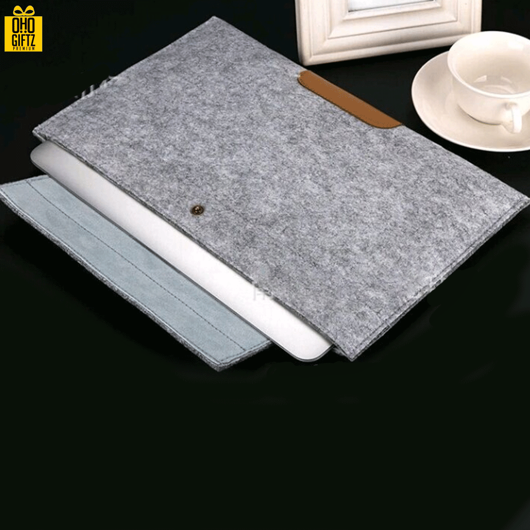 กระเป๋าผ้า Felt ใส่โน๊ตบุ๊ค สกรีนชื่อ,โลโก้ได้