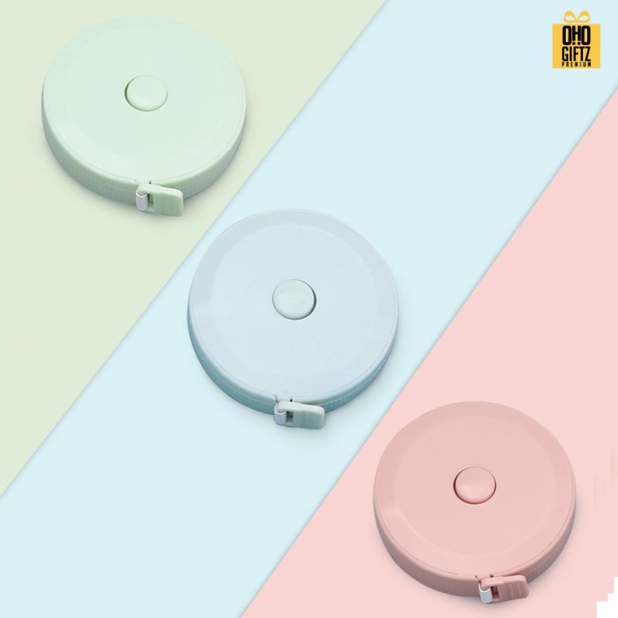 สายวัดสีพาสเทล สกรีนโลโก้ ทำของพรีเมี่ยมได้