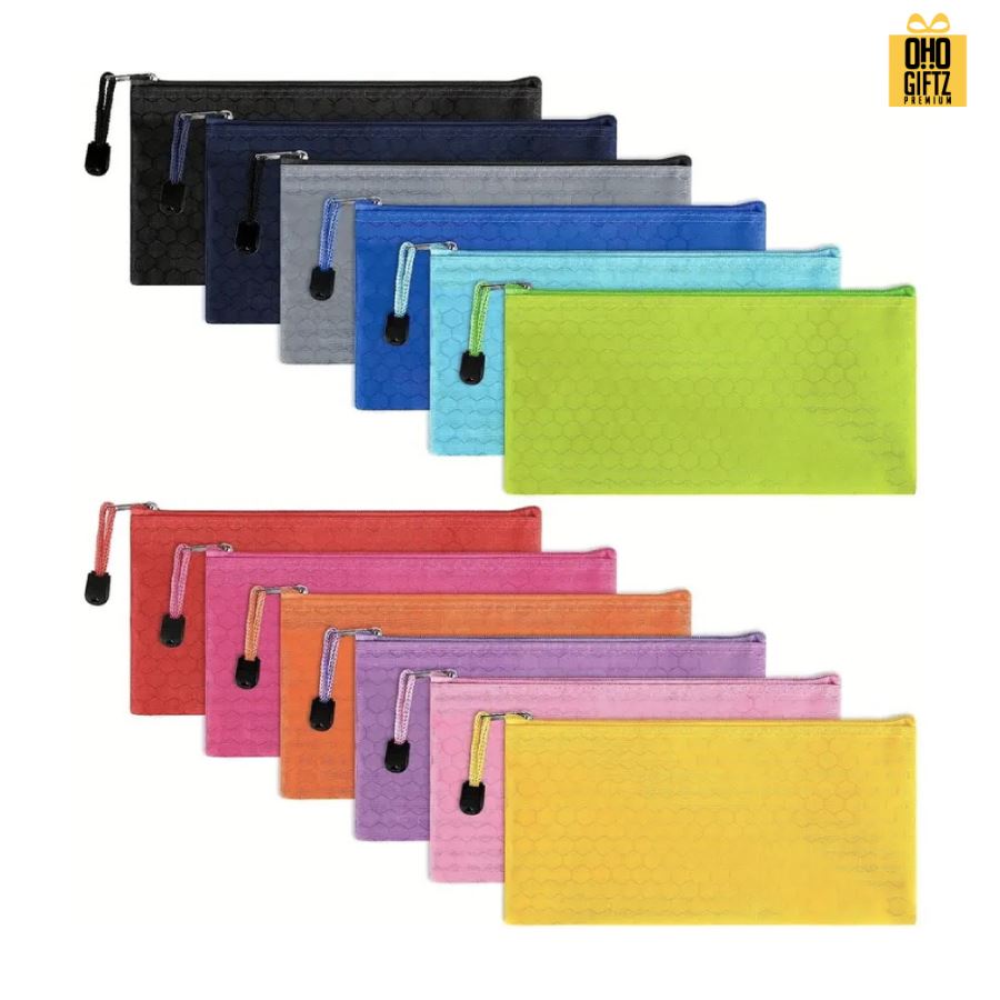 กระเป๋าใส่ดินสอขนาด A6 สกรีนโลโก้ ทำเป็นของพรีเมี่ยม