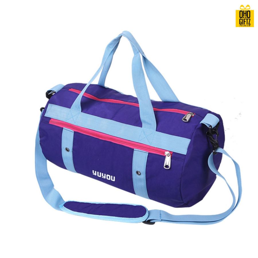 กระเป๋ากีฬาผ้าไนลอน สกรีนโลโก้ ทำเป็นของพรีเมี่ยม