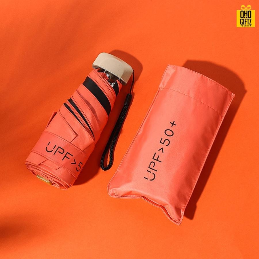 ร่มพับได้ป้องกันแดด สกรีนโลโก้ ทำเป็นสินค้าพรีเมี่ยม ของชำร่วย