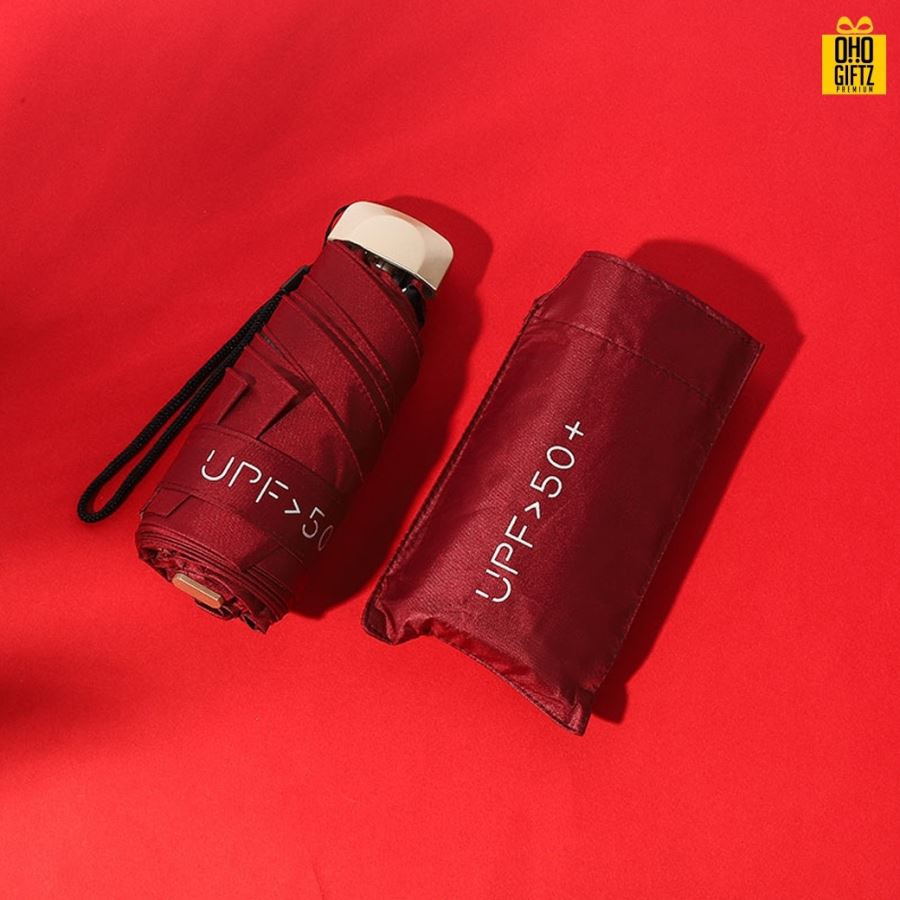 ร่มพับได้ป้องกันแดด สกรีนโลโก้ ทำเป็นสินค้าพรีเมี่ยม ของชำร่วย