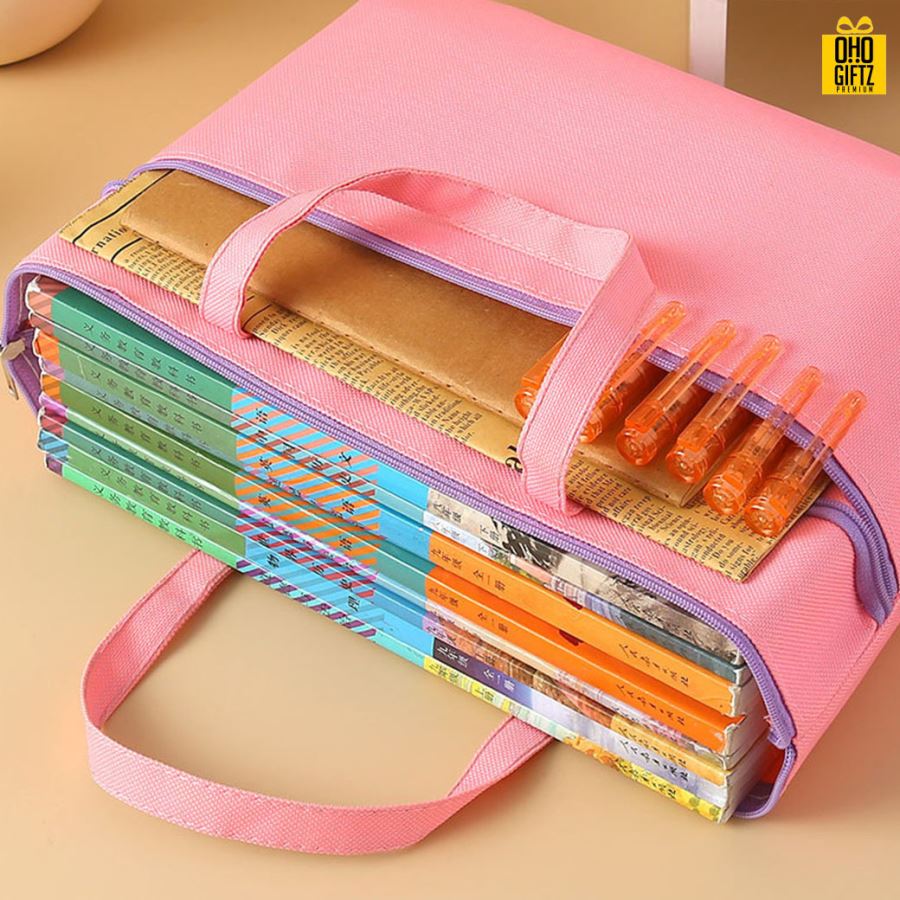 กระเป๋าแฟ้ม A4 สกรีนโลโก้ ทำเป็นของพรีเมี่ยม ของชำร่วยได้