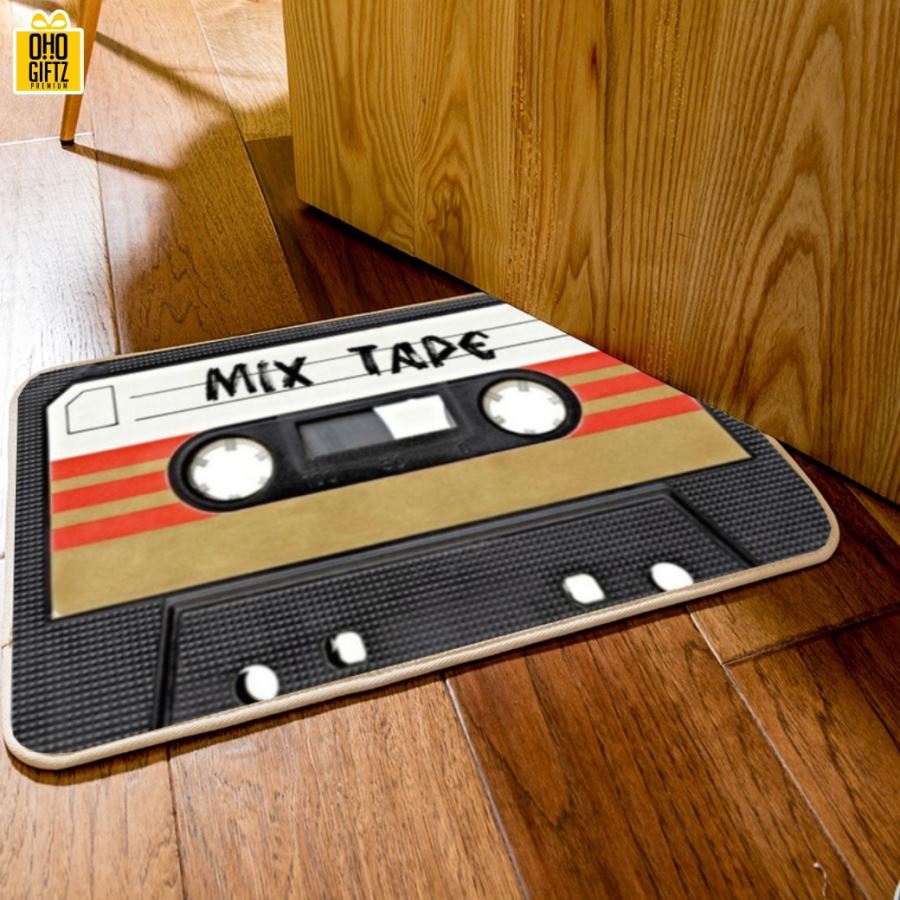 พรมเช็ดเท้าตลับเทป เพิ่มชื่อ/โลโก้ได้