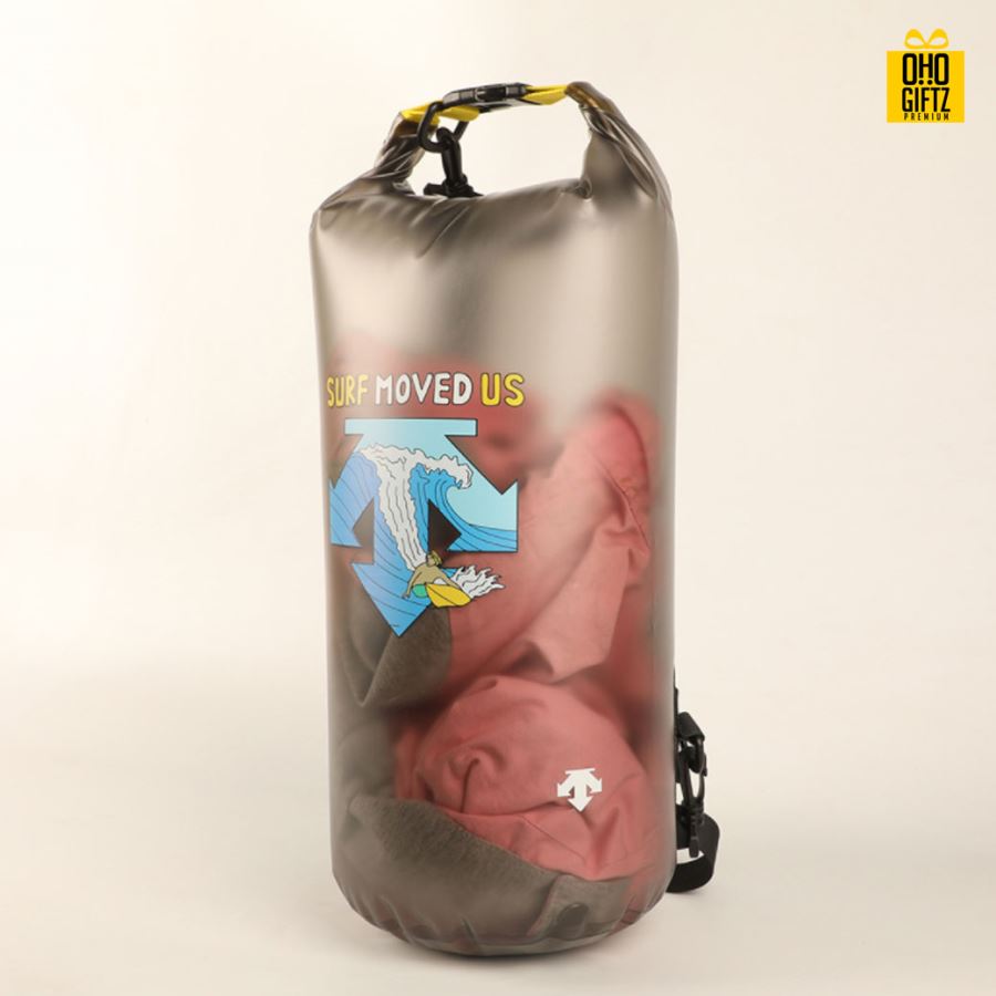 กระเป๋ากันน้ำ PVC สกรีนชื่อ สกรีนโลโก้ ทำเป็นของพรีเมี่ยมได้