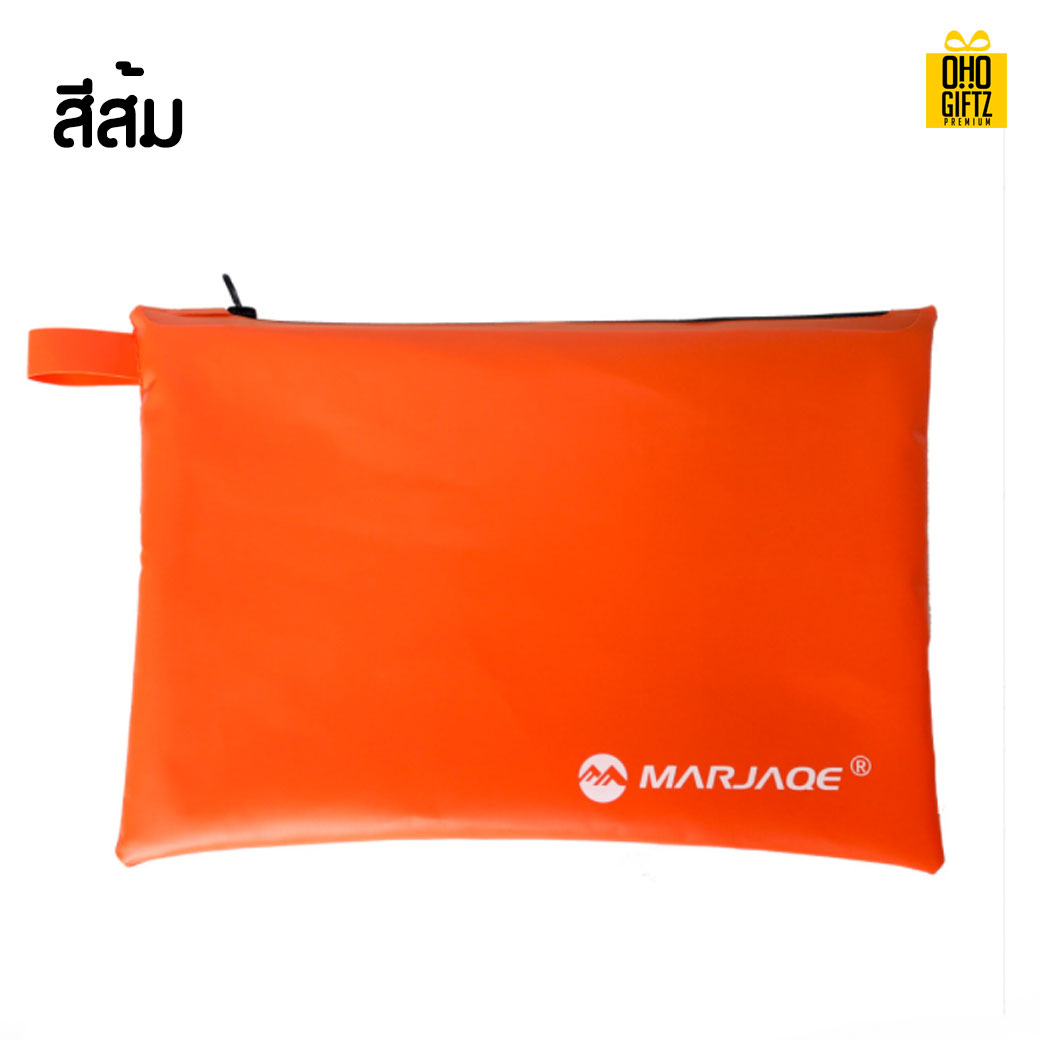 กระเป๋าถือกันน้ำ สกรีนชื่อ สกรีนโลโก้ ทำเป็นของพรีเมี่ยมได้ 