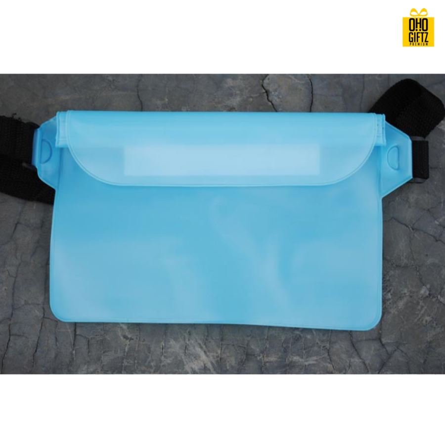  กระเป๋าคาดเอวกันน้ำ สกรีนชื่อ สกรีนโลโก้ ทำเป็นของพรีเมี่ยมได้