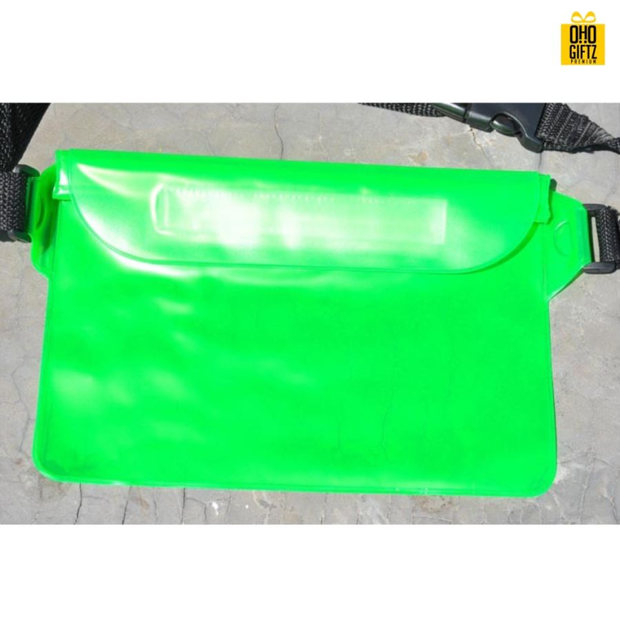  กระเป๋าคาดเอวกันน้ำ สกรีนชื่อ สกรีนโลโก้ ทำเป็นของพรีเมี่ยมได้