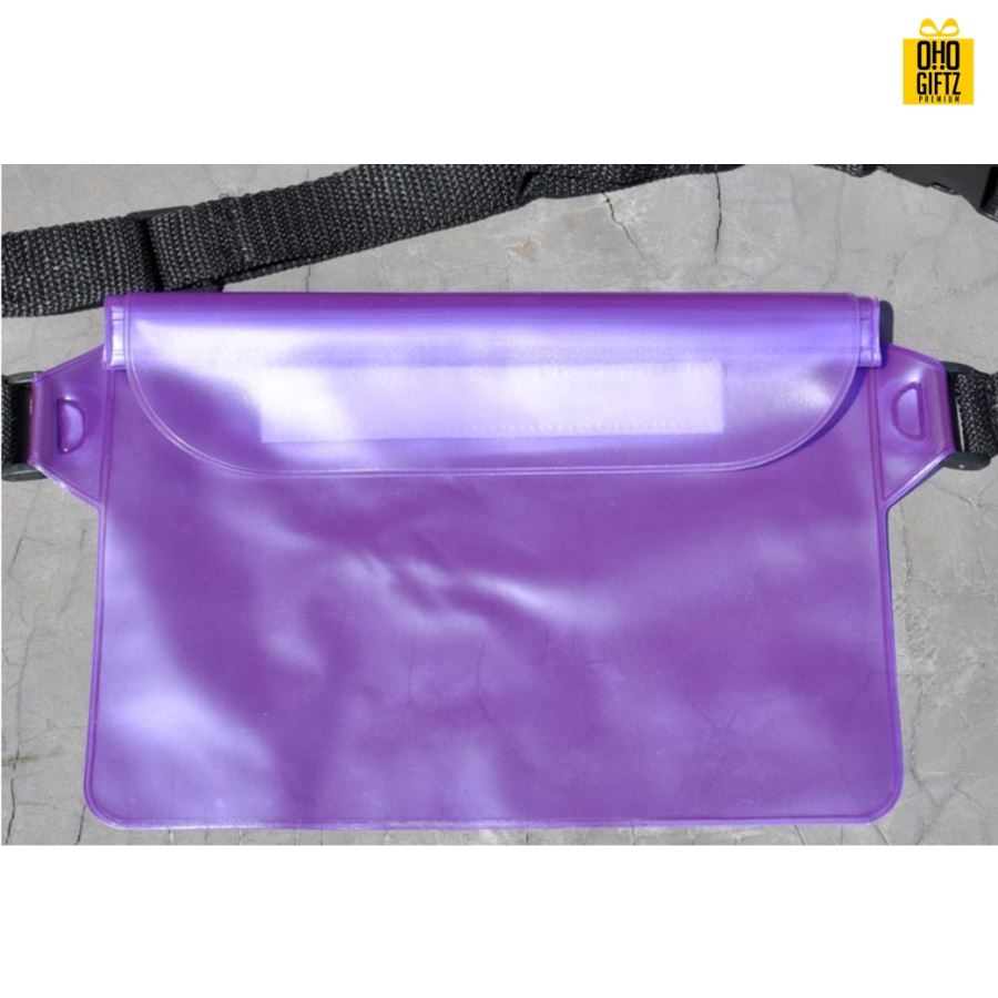  กระเป๋าคาดเอวกันน้ำ สกรีนชื่อ สกรีนโลโก้ ทำเป็นของพรีเมี่ยมได้