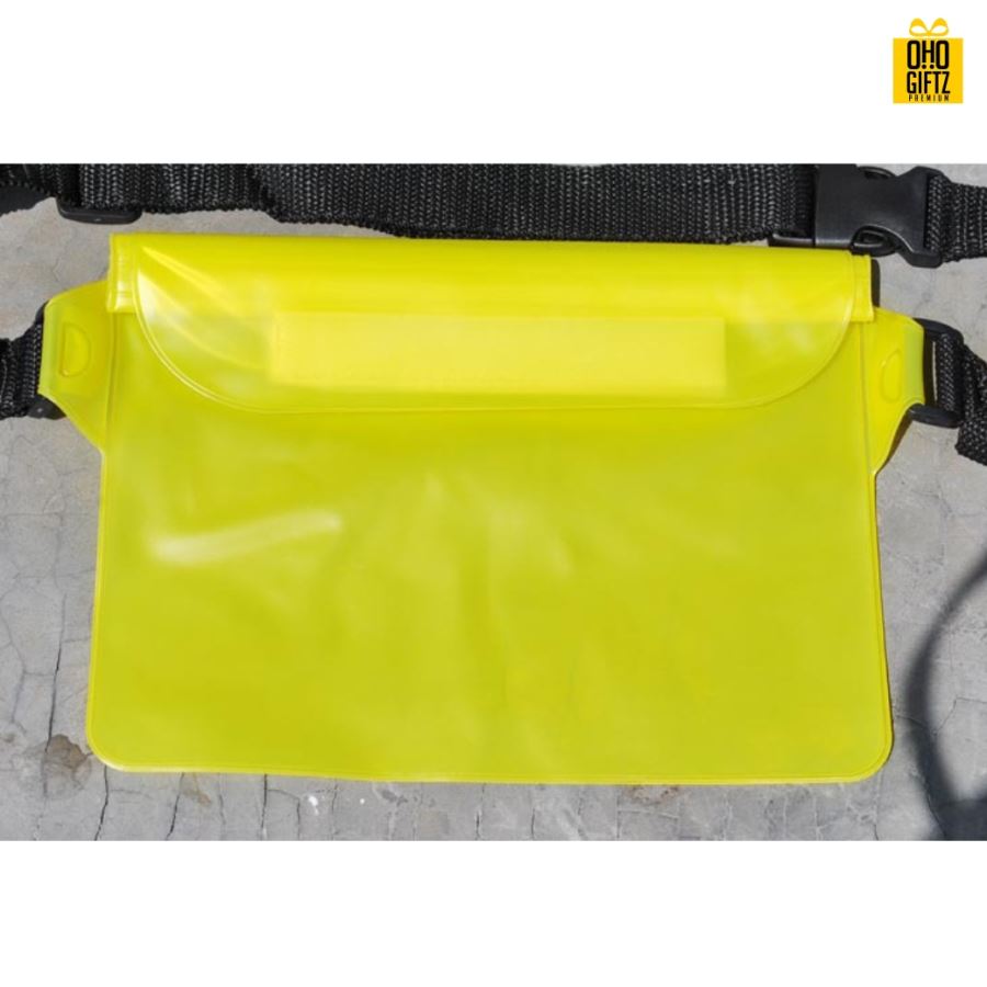  กระเป๋าคาดเอวกันน้ำ สกรีนชื่อ สกรีนโลโก้ ทำเป็นของพรีเมี่ยมได้