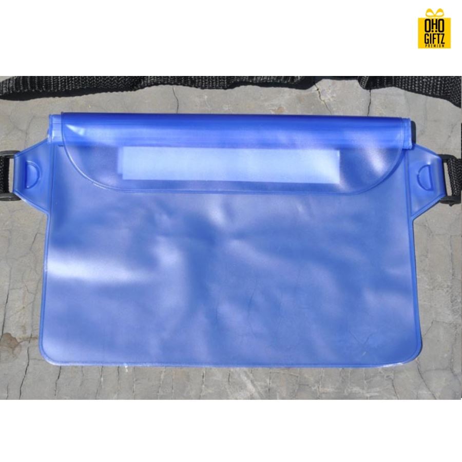  กระเป๋าคาดเอวกันน้ำ สกรีนชื่อ สกรีนโลโก้ ทำเป็นของพรีเมี่ยมได้