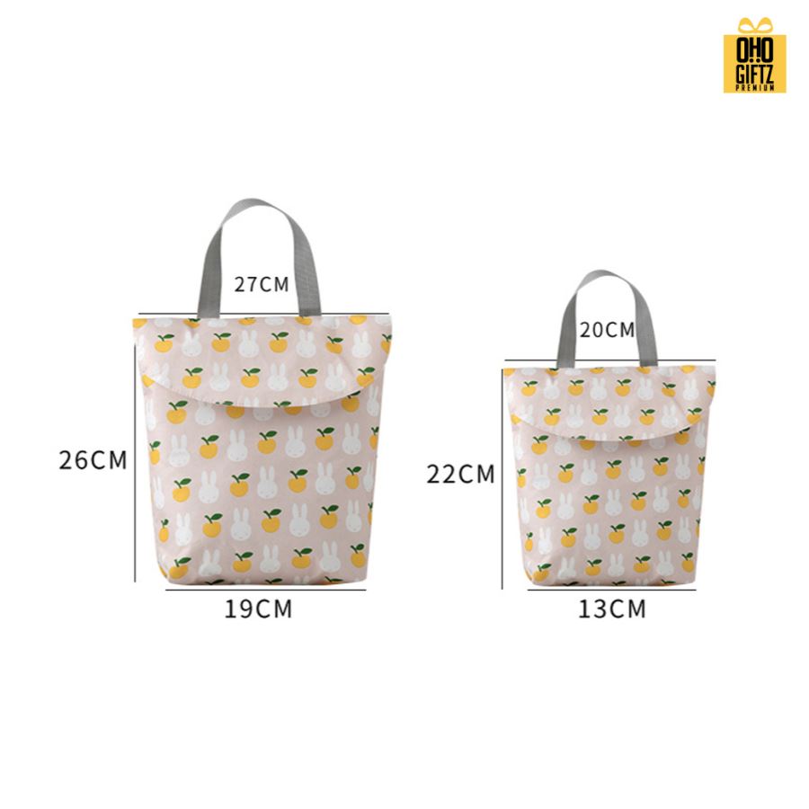 กระเป๋าใส่ผ้าอ้อมเด็กแบบพกพา สกรีนชื่อ สกรีนโลโก้ทำเป็นของพรีเมี่ยมได้