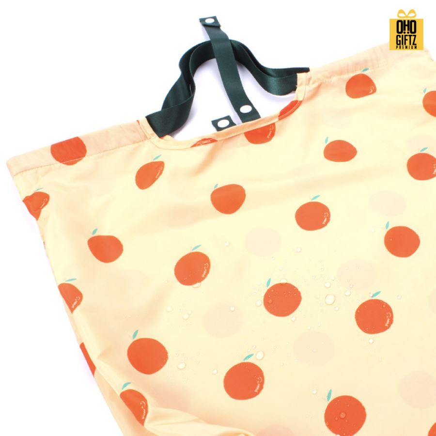 กระเป๋าช้อปปิ้งผ้าพับได้ ขนาดใหญ่ สกรีนโลโก้ ทำเป็นของพรีเมี่ยม ของที่ระลึกได้