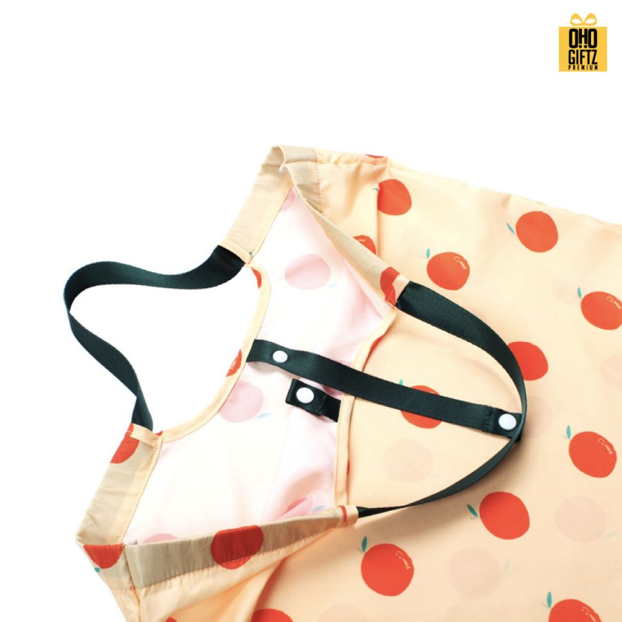 กระเป๋าช้อปปิ้งผ้าพับได้ ขนาดใหญ่ สกรีนโลโก้ ทำเป็นของพรีเมี่ยม ของที่ระลึกได้