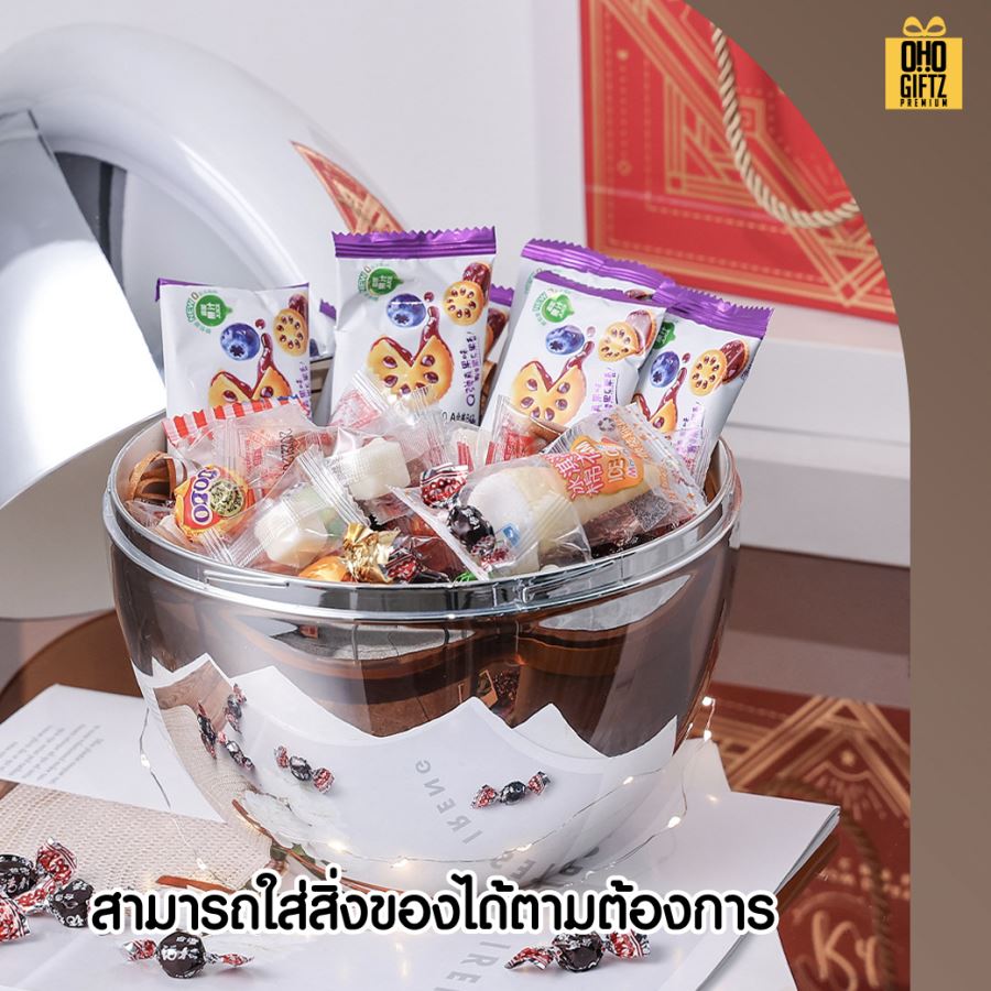 ที่เก็บเครื่องประดับทรงไข่ สกรีนชื่อ สกรีนโลโก้ ทำเป็นของพรีเมี่ยมได้