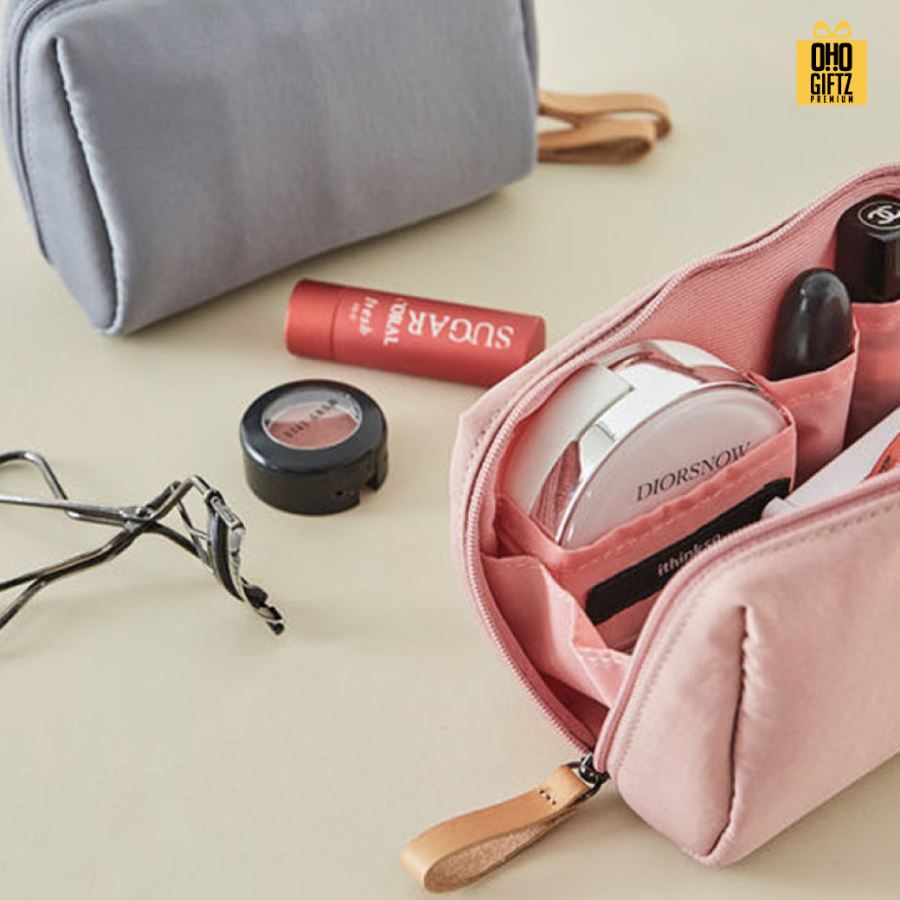 กระเป๋าใส่เครื่องสำอาง สกรีนโลโก้ ทำเป็นของพรีเมี่ยม