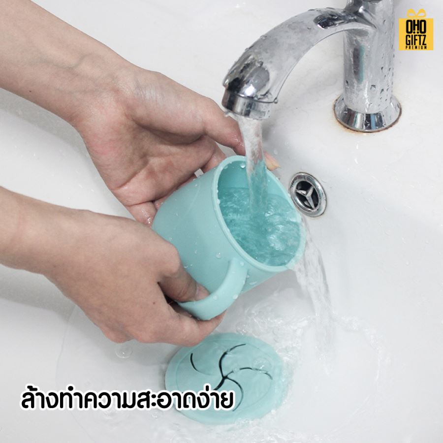 ถ้วยซิลิโคนเด็ก Food grade สกรีนชื่อ สกรีนโลโก้ ทำเป็นของพรีเมี่ยมได้