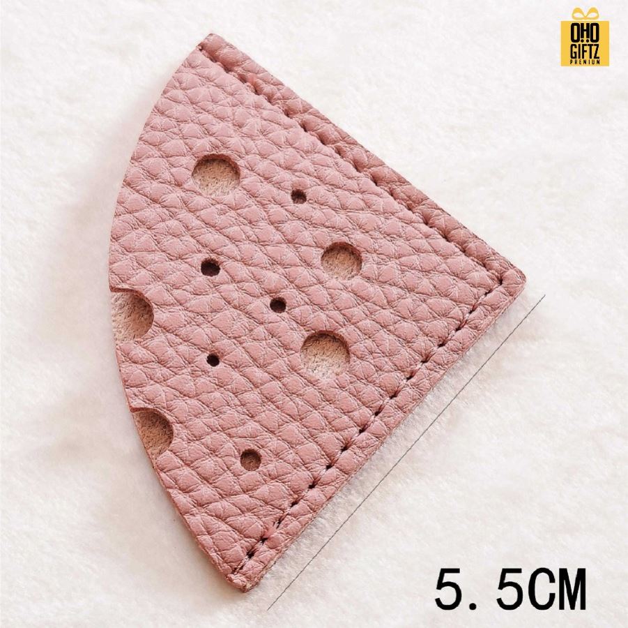 ที่คั่นหนังสือชีส หนัง PU สกรีนโลโก้  ทำเป็นของพรีเมี่ยม