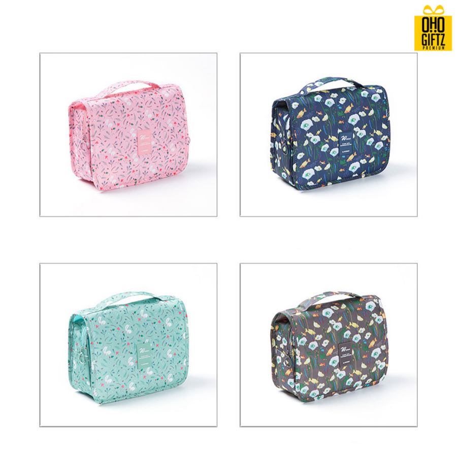 กระเป๋าไนล่อนพร้อมตะขอแขวน สกรีนโลโก้ ทำเป็นของพรีเมี่ยม ของที่ระลึก