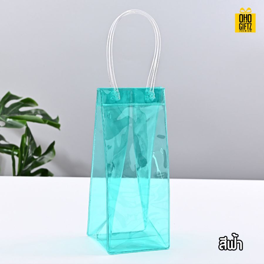 กระเป๋าใส่ขวดไวน์ สกรีนโลโก้  ทำเป็นของพรีเมี่ยม  