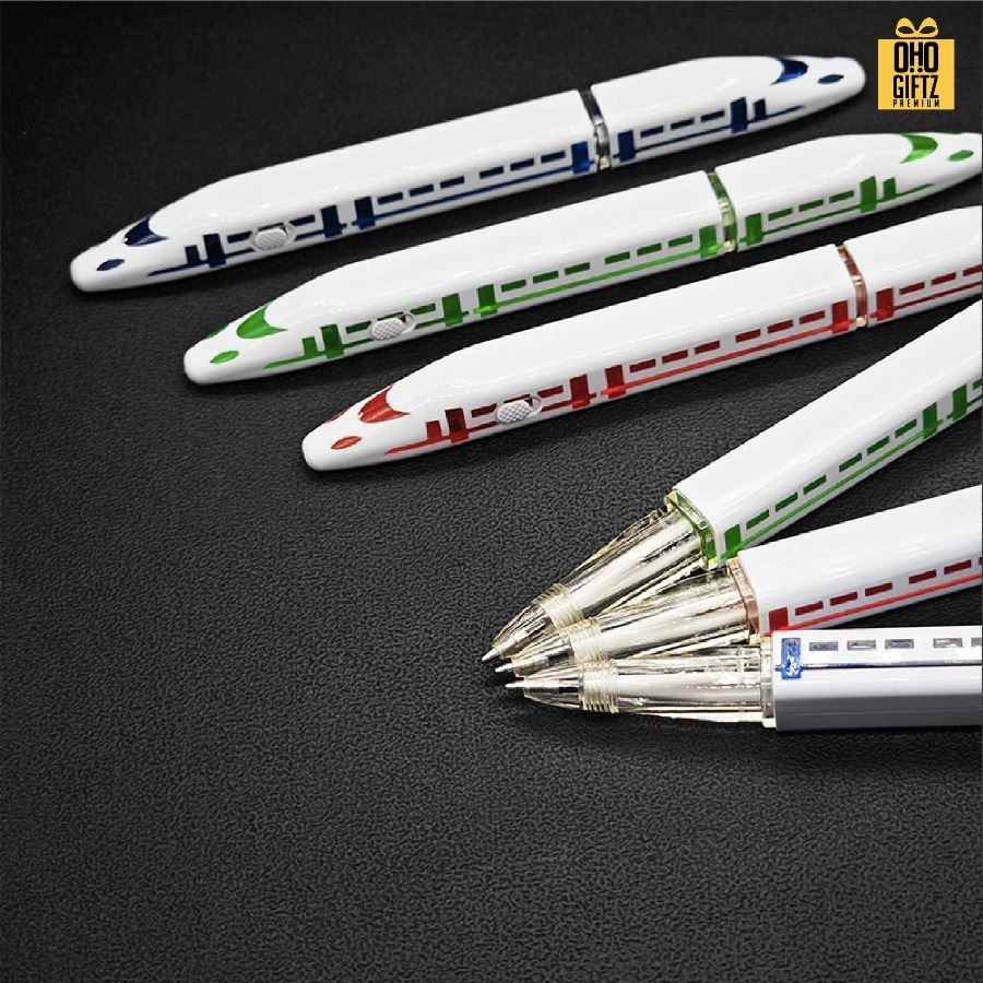 ปากการถไฟความเร็วสูง มีไฟ LED สกรีนชื่อ สกรีนโลโก้ ทำเป็นของพรีเมี่ยมได้