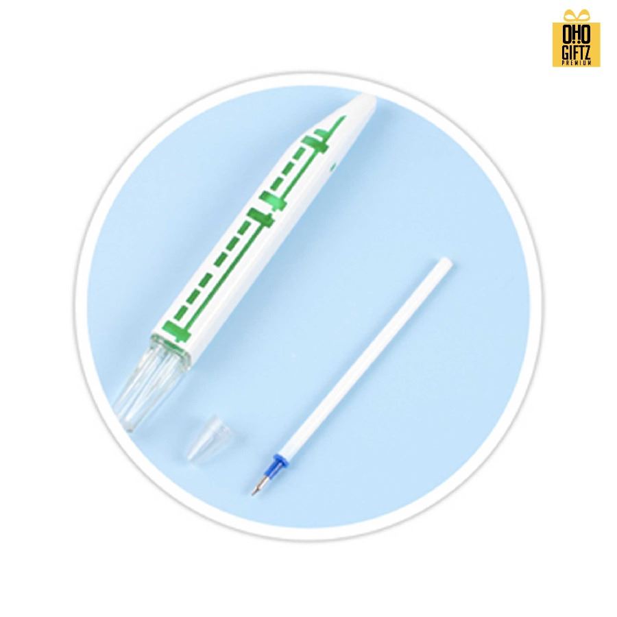 ปากการถไฟความเร็วสูง มีไฟ LED สกรีนชื่อ สกรีนโลโก้ ทำเป็นของพรีเมี่ยมได้