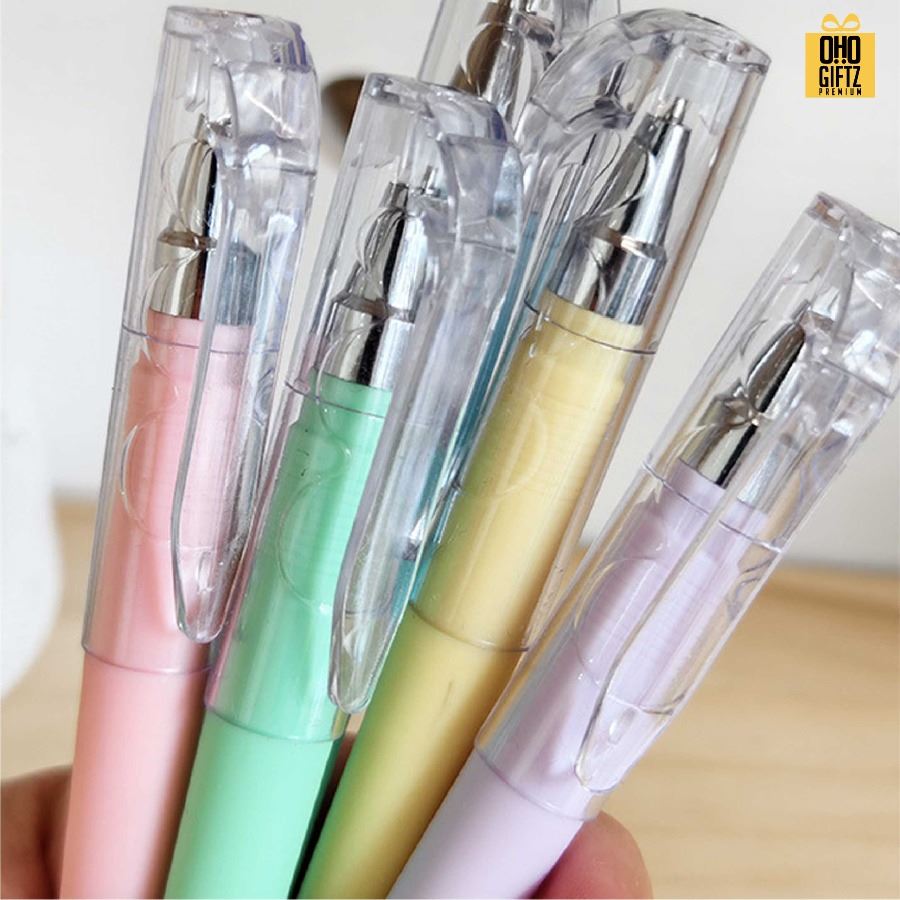 ปากกาเจล มีฝาปิด สกรีนชื่อ สกรีนโลโก้ ทำเป็นของพรีเมี่ยมได้