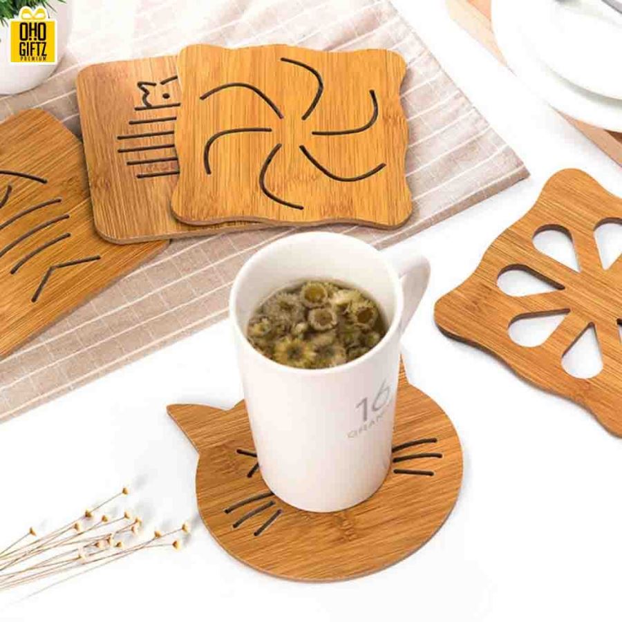 เเผ่นรองจาน สกรีนชื่อ, โลโก้, พิมพ์ภาพได้