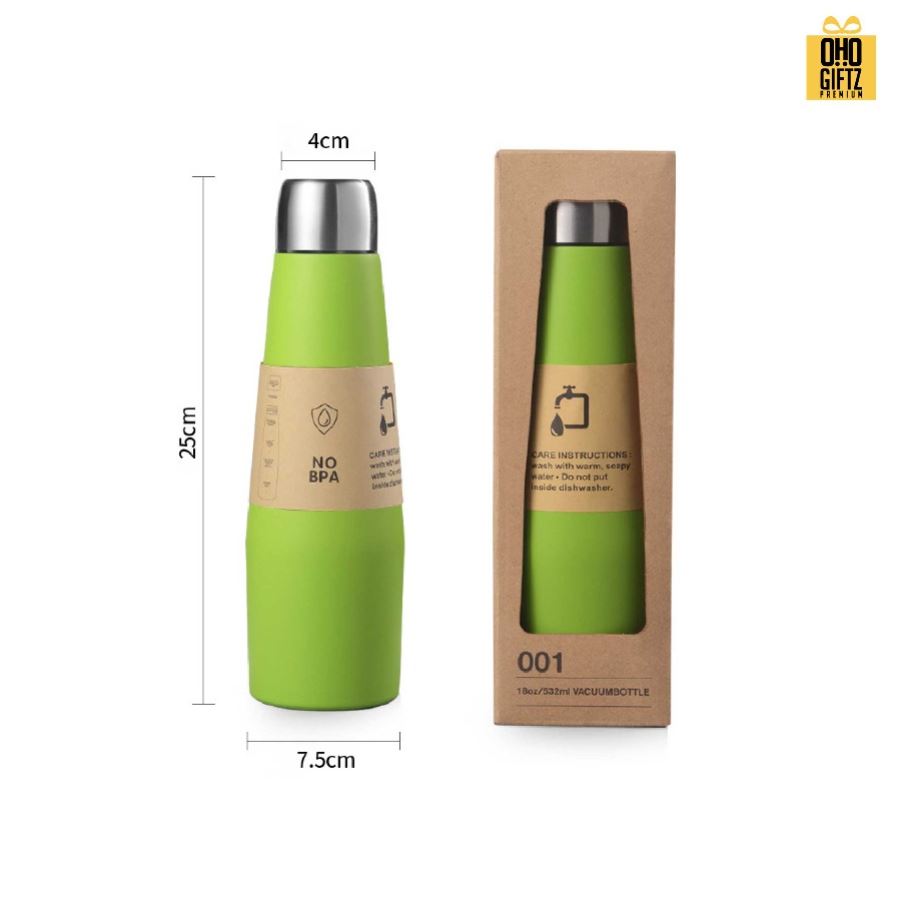 ขวดสแตนเลสทูโทน สกรีนโลโก้ ทำเป็นของพรีเมี่ยมได้