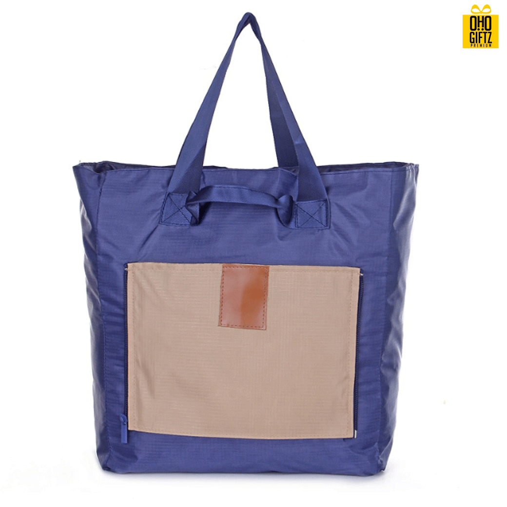 กระเป๋าเดินทางพับเก็บได้ สกรีนชื่อ สกรีนโลโก้ ทำเป็นของพรีเมี่ยม