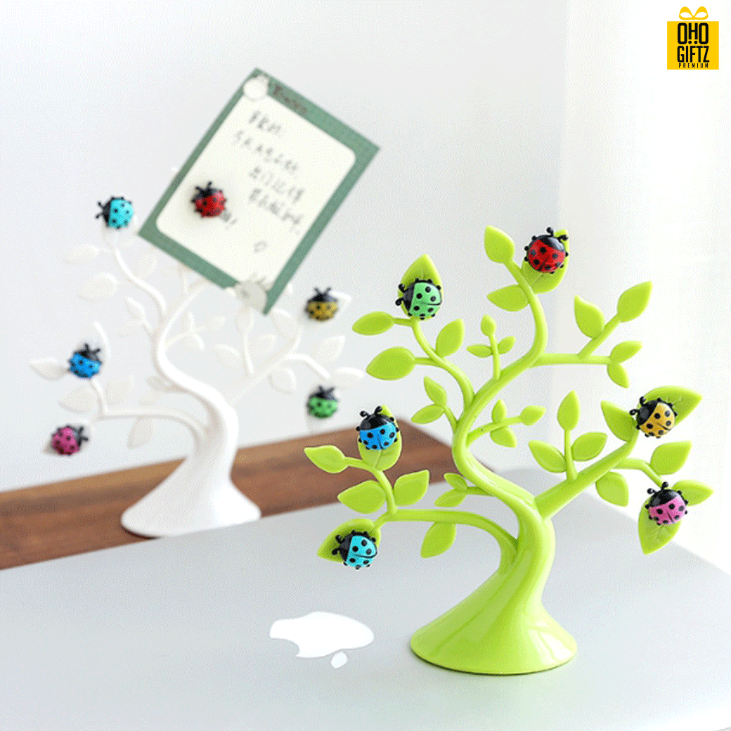 ต้นไม้เต่าทองแม่เหล็ก สกรีนโลโก้ ทำเป็นของขวัญ ของพรีเมี่ยม ของที่ระลึก