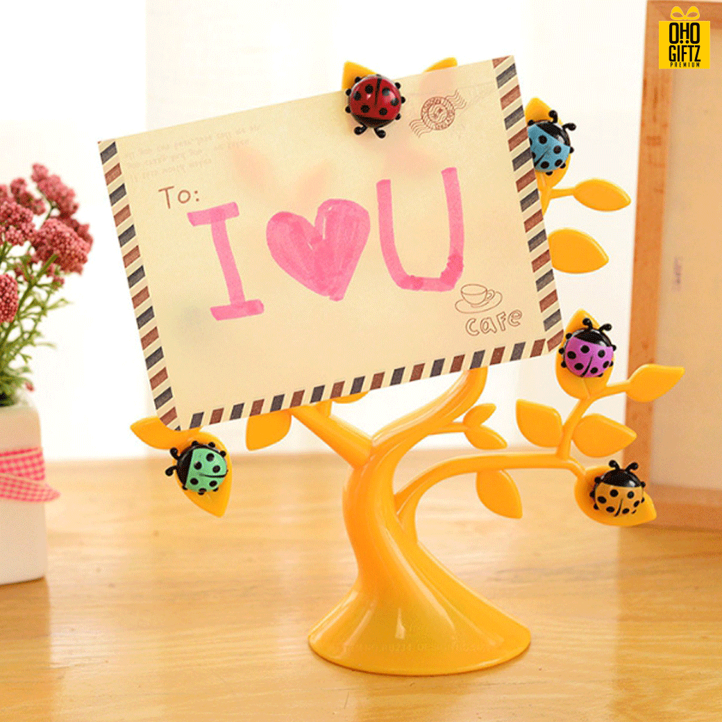 ต้นไม้เต่าทองแม่เหล็ก สกรีนโลโก้ ทำเป็นของขวัญ ของพรีเมี่ยม ของที่ระลึก